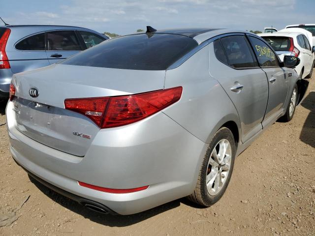 5XXGN4A76DG161282 - 2013 KIA OPTIMA EX ვერცხლისფერი ფოტო 4