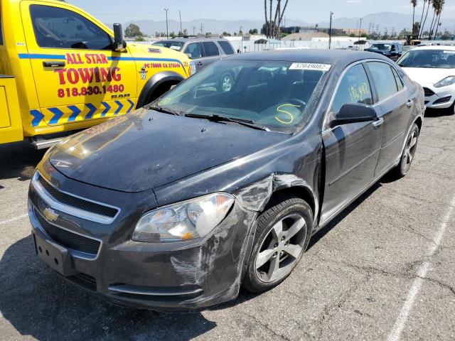 1G1ZC5E0XCF175855 - 2012 CHEVROLET MALIBU 1LT 黑色 照片 2