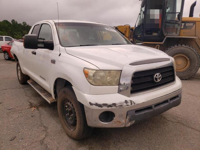 5TFRV54147X023114 - 2007 TOYOTA TUNDRA DOU WHITE photo 1