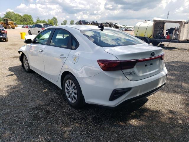 3KPF24AD0KE129315 - 2019 KIA FORTE FE WHITE photo 3