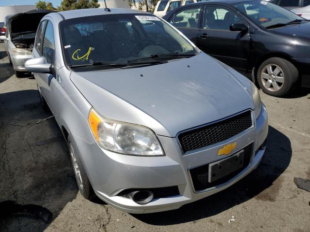 KL1TD66E19B328687 - 2009 CHEVROLET AVEO LS SILVER photo 1