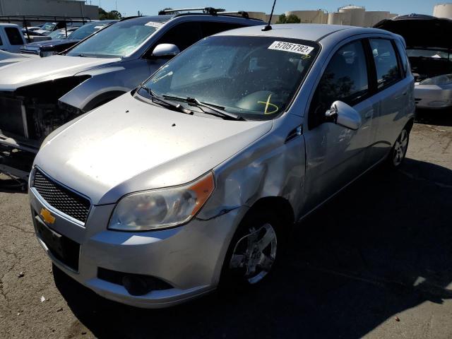 KL1TD66E19B328687 - 2009 CHEVROLET AVEO LS 银色 照片 2