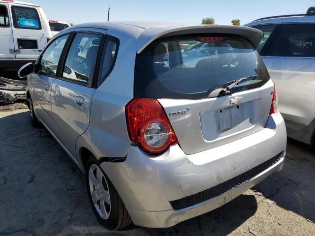 KL1TD66E19B328687 - 2009 CHEVROLET AVEO LS 银色 照片 3