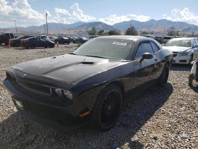 2B3CJ4DV4AH322677 - 2010 DODGE CHALLENGER BLACK photo 2