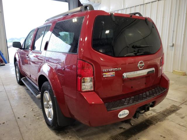 5N1AR1NB9BC615783 - 2011 NISSAN PATHFINDER RED photo 3