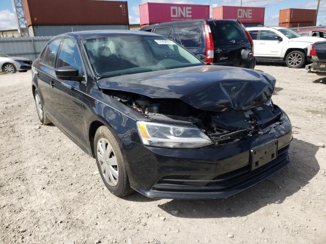 3VW2K7AJ2FM423698 - 2015 VOLKSWAGEN JETTA BASE Սև լուսանկար 1