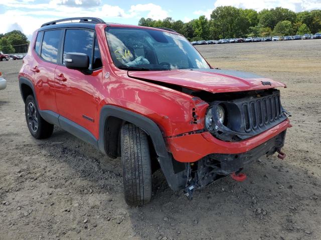 ZACCJBCB4HPE84554 - 2017 JEEP RENEGADE T RED photo 1