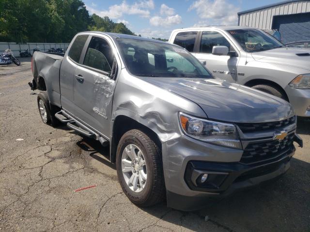 1GCHSCEN0M1204543 - 2021 CHEVROLET COLORADO L GRAY photo 1