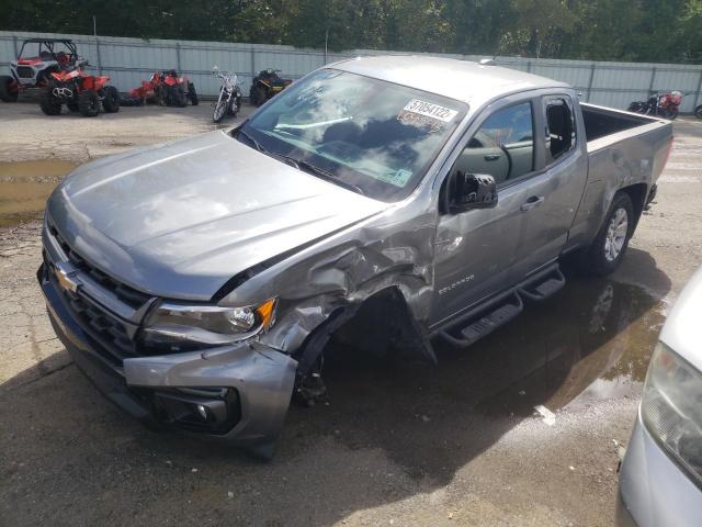 1GCHSCEN0M1204543 - 2021 CHEVROLET COLORADO L GRAY photo 9