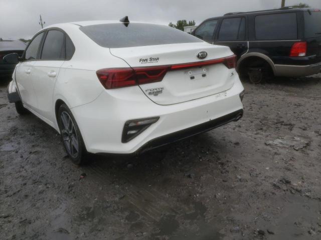 3KPF34AD7KE025787 - 2019 KIA FORTE GT L WHITE photo 3