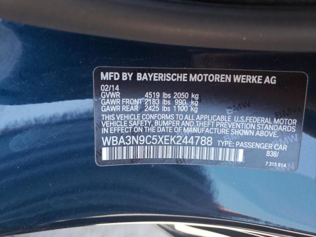 WBA3N9C5XEK244788 - 2014 BMW 428 XI  photo 10