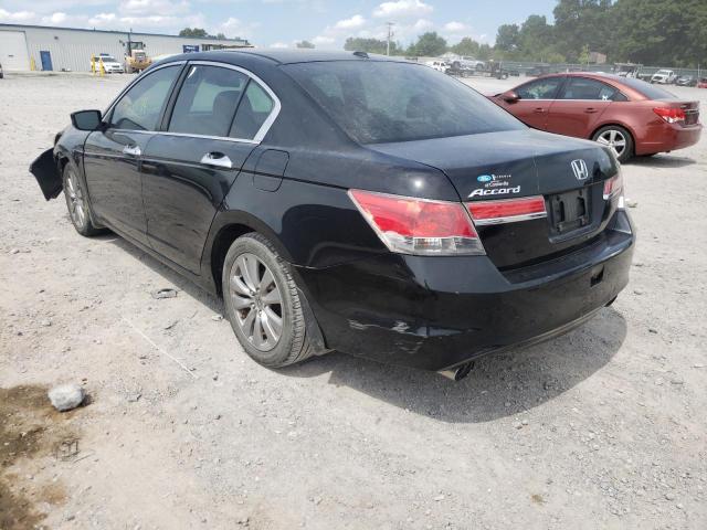 1HGCP3F89CA014258 - 2012 HONDA ACCORD EXL BLACK photo 3