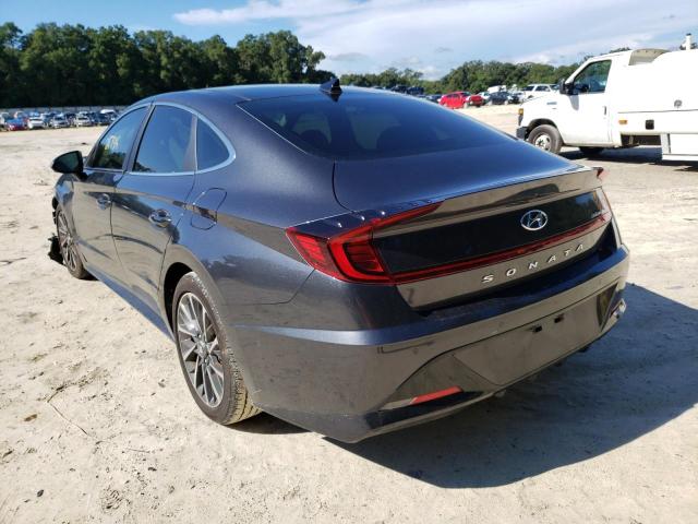 5NPEH4J21LH021727 - 2020 HYUNDAI SONATA LIM GRAY photo 3