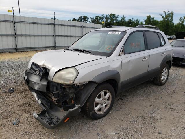 KM8JN12D45U075498 - 2005 HYUNDAI TUCSON SILVER photo 2