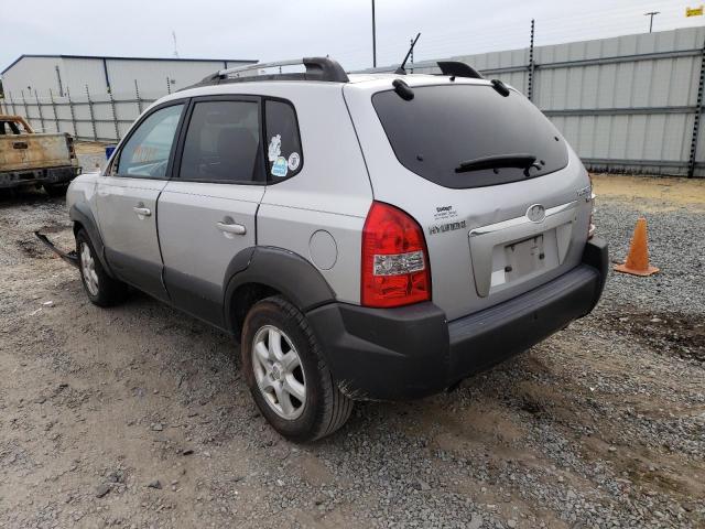 KM8JN12D45U075498 - 2005 HYUNDAI TUCSON SILVER photo 3