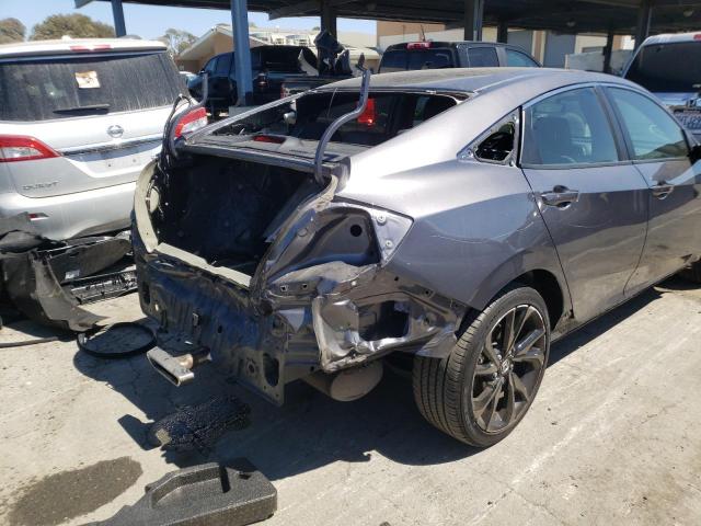 19XFC2F82KE209213 - 2019 HONDA CIVIC SPOR CHARCOAL photo 9