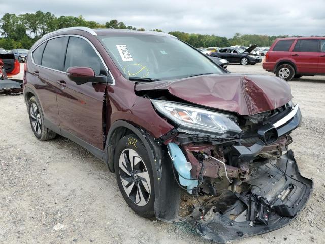 5J6RM3H93GL017930 - 2016 HONDA CR-V TOURI BURGUNDY photo 1