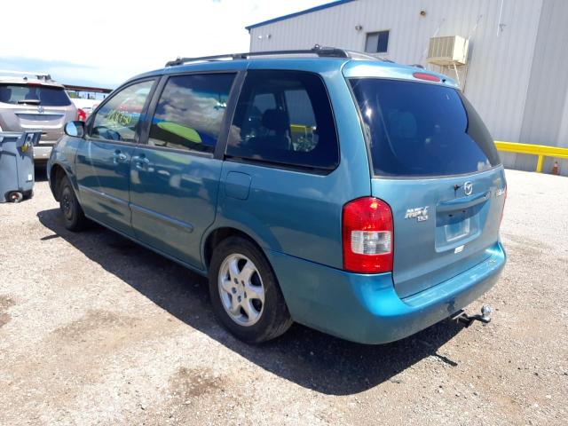 JM3LW28G4Y0104275 - 2000 MAZDA MPV WAGON BLUE photo 3