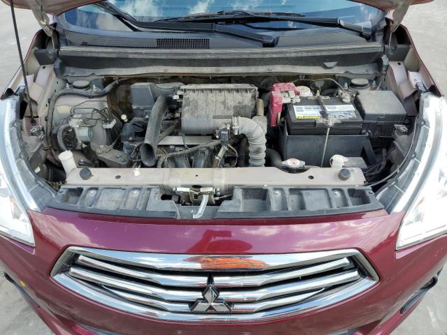 ML32F3FJ8HHF19762 - 2017 MITSUBISHI MIRAGE MAROON photo 7