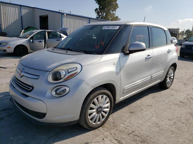 ZFBCFABH4EZ022612 - 2014 FIAT 500L EASY SILVER photo 2