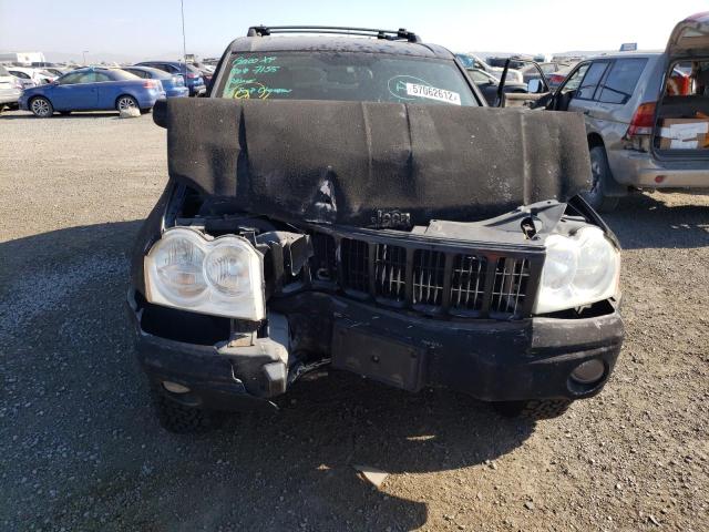 1J4GS48K65C564399 - 2005 JEEP GRAND CHER BLACK photo 7