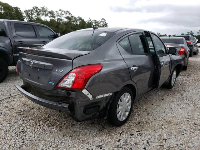 3N1CN7AP2GL843927 - 2016 NISSAN VERSA S GRAY photo 4