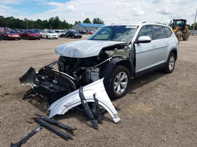 1V2UR2CAXKC536543 - 2019 VOLKSWAGEN ATLAS SE SILVER photo 2