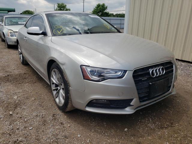 WAULFAFR3EA011354 - 2014 AUDI A5 PREMIUM SILVER photo 1