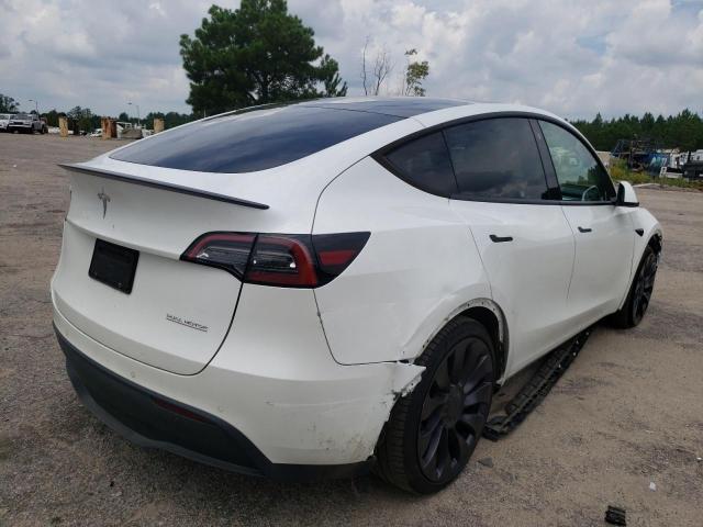 5YJYGDEF1MF252687 - 2021 TESLA MODEL Y GRAY photo 4