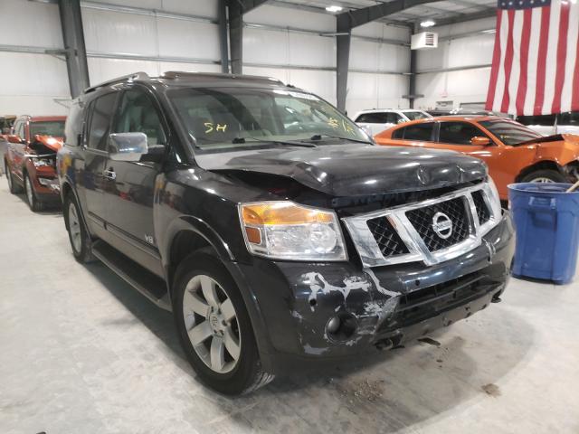 5N1BA08C58N632815 - 2008 NISSAN ARMADA SE BLACK photo 1