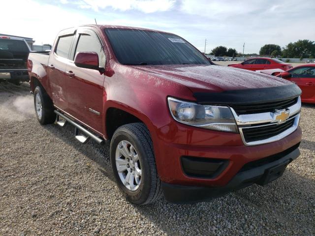 1GCGSCEA3J1329430 - 2018 CHEVROLET COLORADO L BURGUNDY photo 1