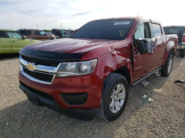 1GCGSCEA3J1329430 - 2018 CHEVROLET COLORADO L BURGUNDY photo 2