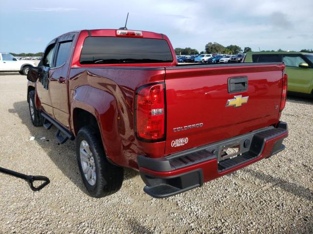 1GCGSCEA3J1329430 - 2018 CHEVROLET COLORADO L BURGUNDY photo 3