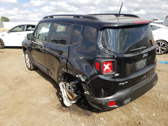 ZACNJBAB2KPK00807 - 2019 JEEP RENEGADE S BLACK photo 3