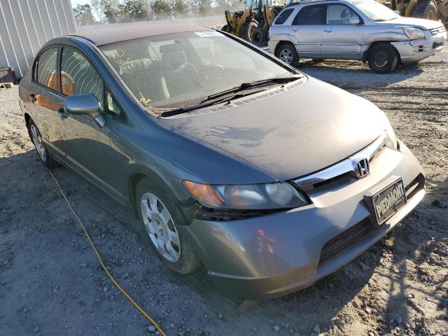 2HGFA16518H316631 - 2008 HONDA CIVIC LX GRAY photo 1