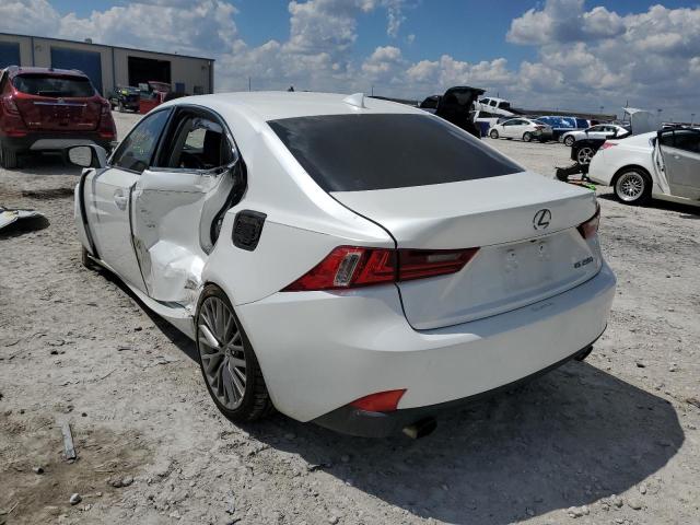 JTHBF1D29E5037095 - 2014 LEXUS IS 250 WHITE photo 3