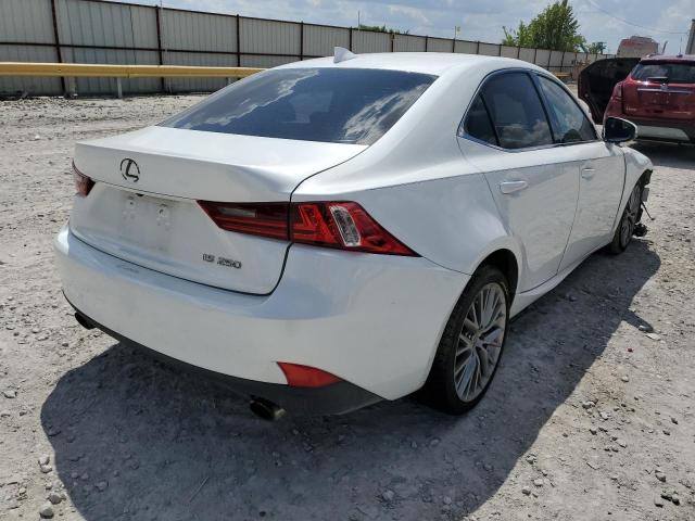 JTHBF1D29E5037095 - 2014 LEXUS IS 250 WHITE photo 4