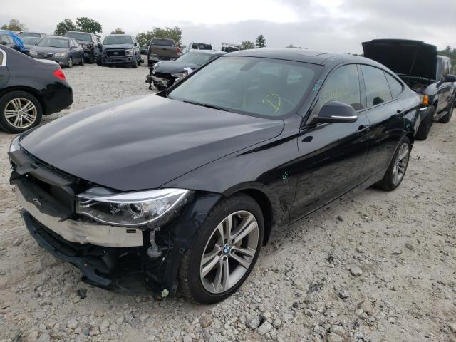 WBA3X9C55GD869178 - 2016 BMW 335 XIGT BLACK photo 2