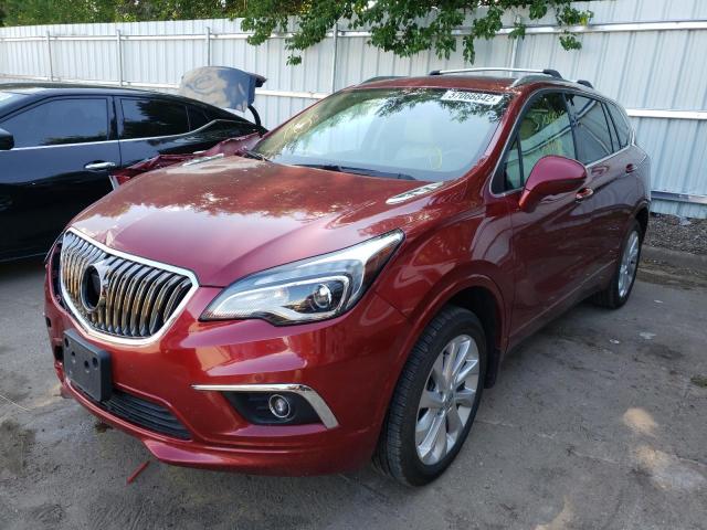 LRBFXFSX2HD074123 - 2017 BUICK ENVISION P RED photo 2