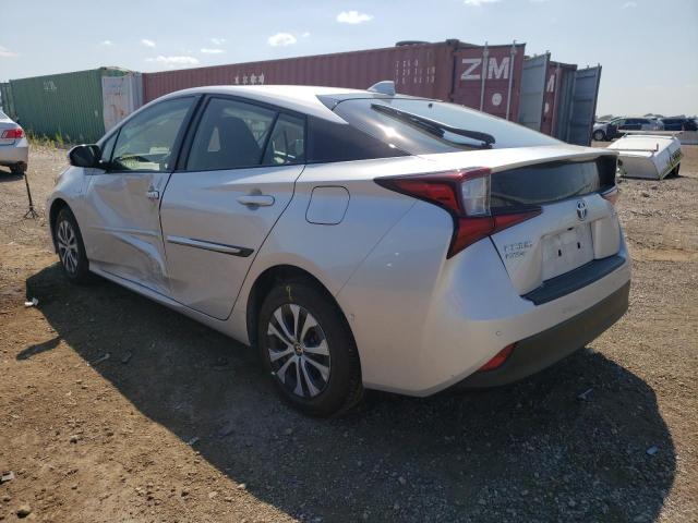 JTDL9RFU4L3015086 - 2020 TOYOTA PRIUS LE SILVER photo 3