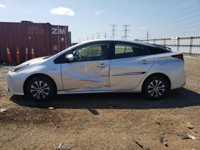 JTDL9RFU4L3015086 - 2020 TOYOTA PRIUS LE SILVER photo 9