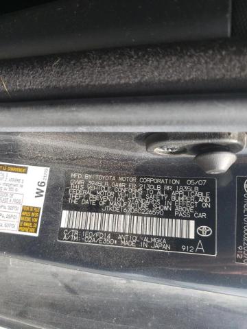 JTDKE167080226590 - 2008 TOYOTA SCION TC ნაცრისფერი ფოტო 10