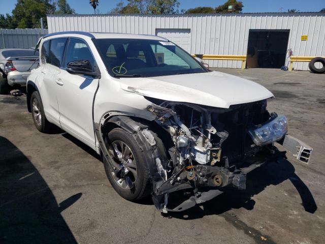 5TDJKRFH4FS121409 - 2015 TOYOTA HIGHLANDER WHITE photo 1