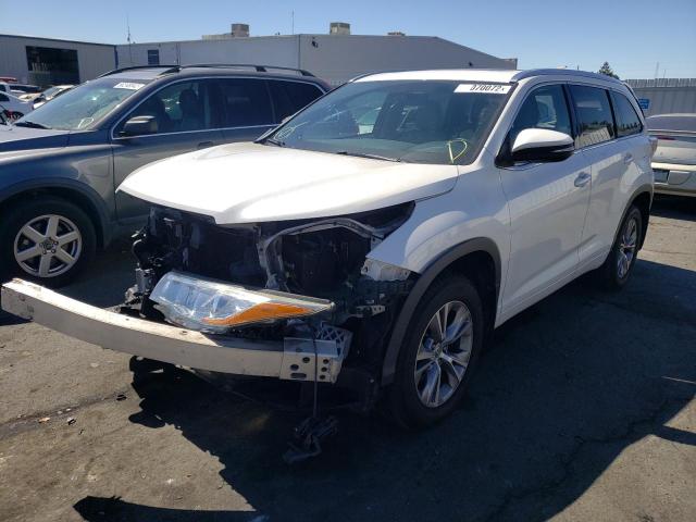 5TDJKRFH4FS121409 - 2015 TOYOTA HIGHLANDER WHITE photo 2