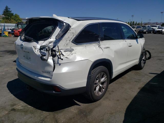 5TDJKRFH4FS121409 - 2015 TOYOTA HIGHLANDER WHITE photo 4