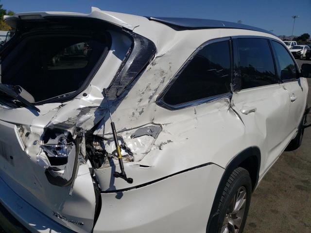 5TDJKRFH4FS121409 - 2015 TOYOTA HIGHLANDER WHITE photo 9