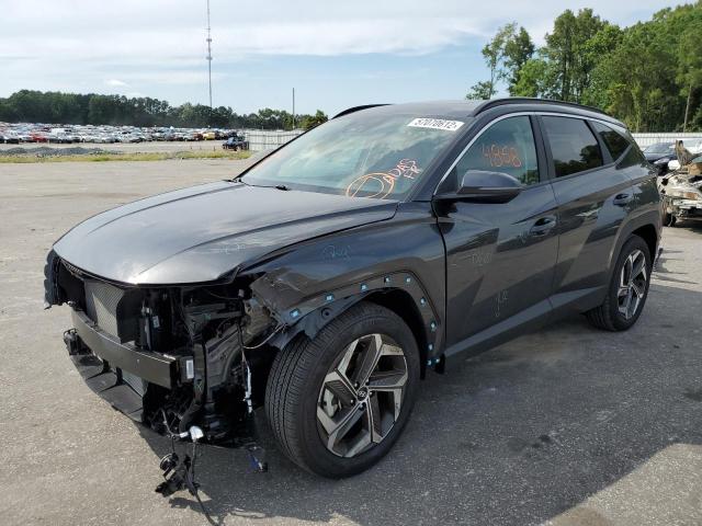 5NMJF3AE7NH069225 - 2022 HYUNDAI TUCSON SEL BLACK photo 2