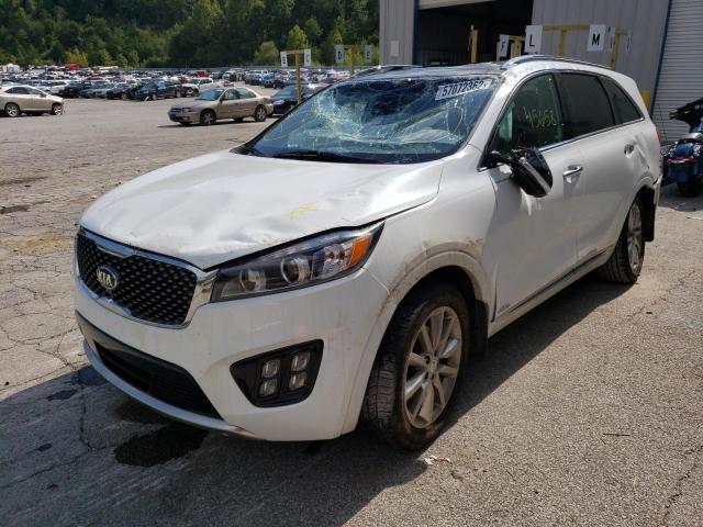 5XYPKDA56GG093136 - 2016 KIA SORENTO SX WHITE photo 2