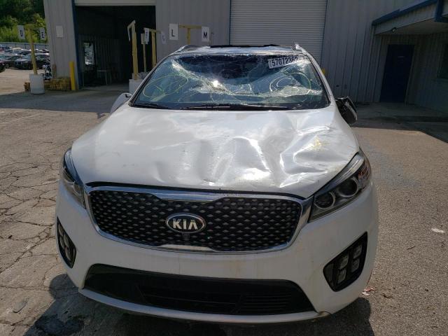 5XYPKDA56GG093136 - 2016 KIA SORENTO SX WHITE photo 9