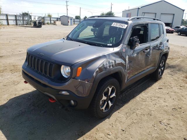 ZACNJDC17MPM92361 - 2021 JEEP RENEGADE T GRAY photo 2